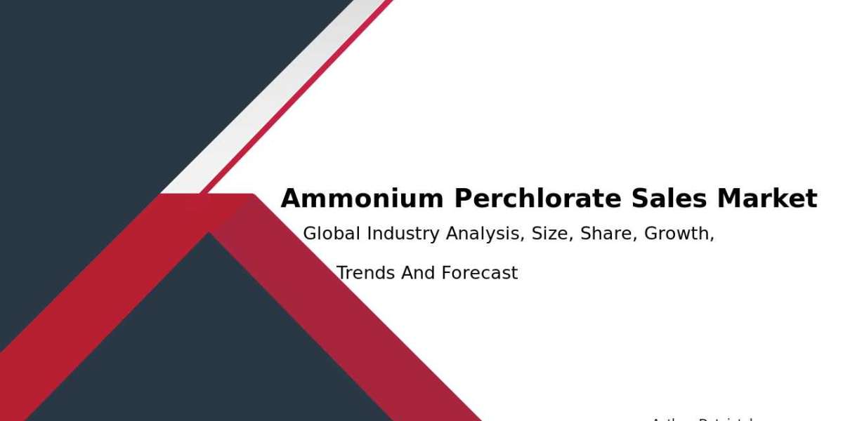 Ammonium Perchlorate Market Forecast: Key Trends & Market Developments