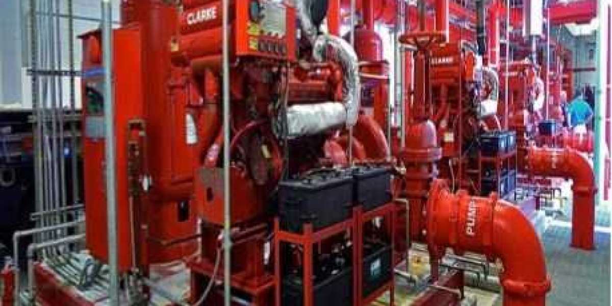 أفضل مضخات حريق في السعودية وأنواعها ودورها في حماية المنشآت