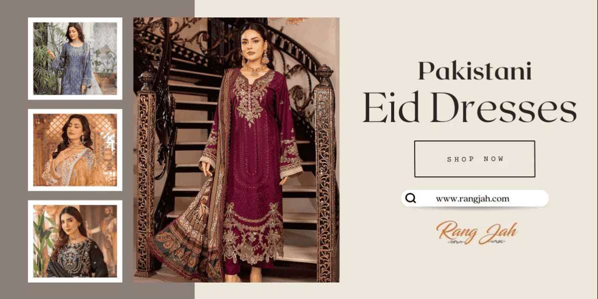 Shop Pakistani Eid Dresses at Rang Jah in the UK for a Festive Look