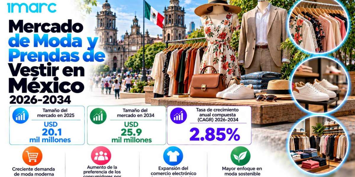 Tamaño del mercado de moda y prendas de vestir en México, participación, crecimiento y pronóstico 2026-2034